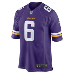 Brian Asamoah II Minnesota Vikings Game Jersey - Purple Jerseys