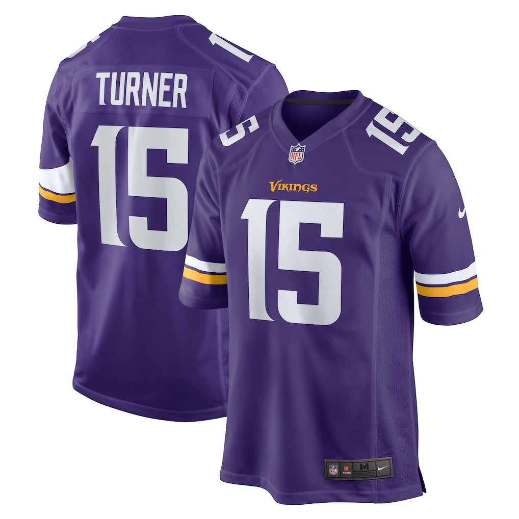 Dallas Turner Minnesota Vikings Game Jersey - Purple Jerseys