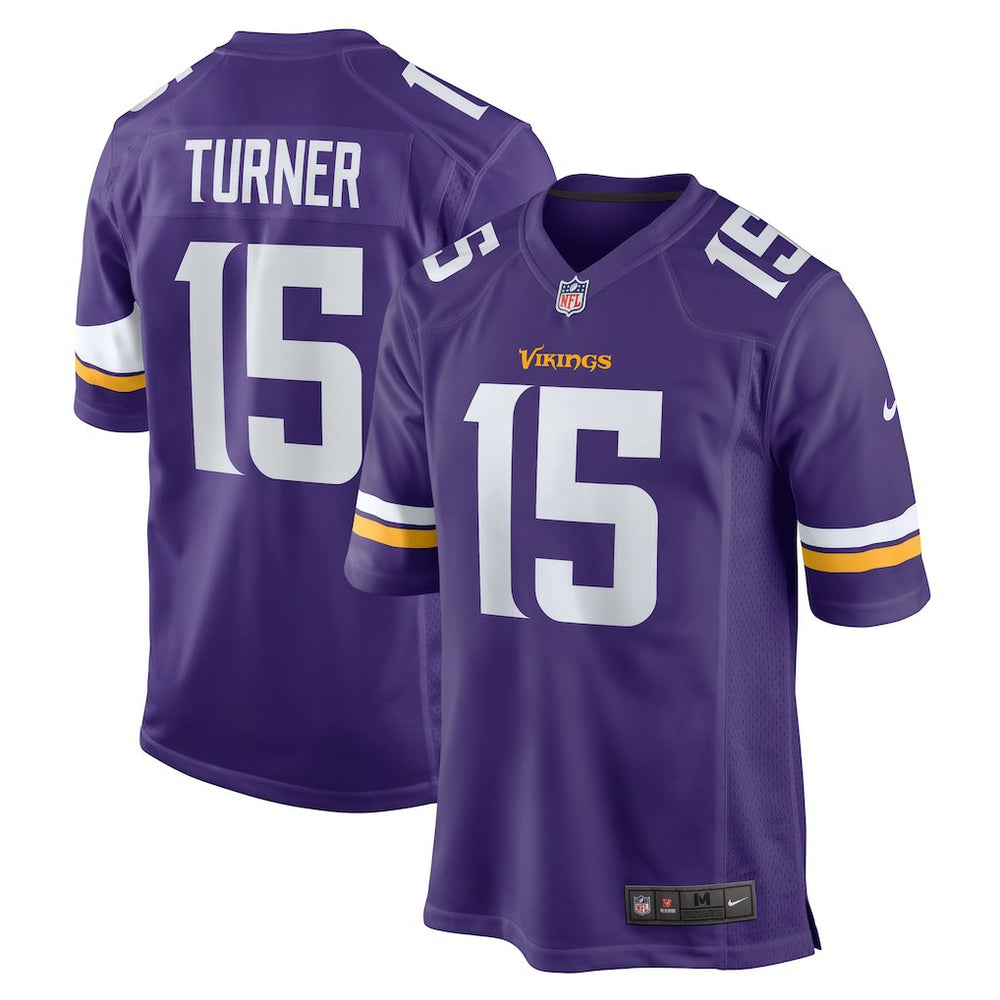 Dallas Turner Minnesota Vikings Game Jersey - Purple Jerseys