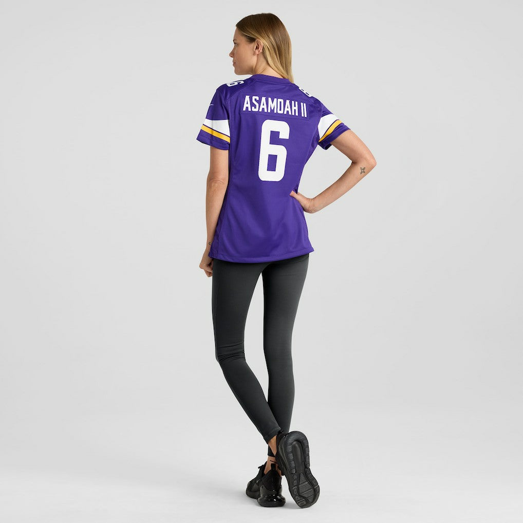 Brian Asamoah II Minnesota Vikings Women's Game Jersey - Purple Jerseys