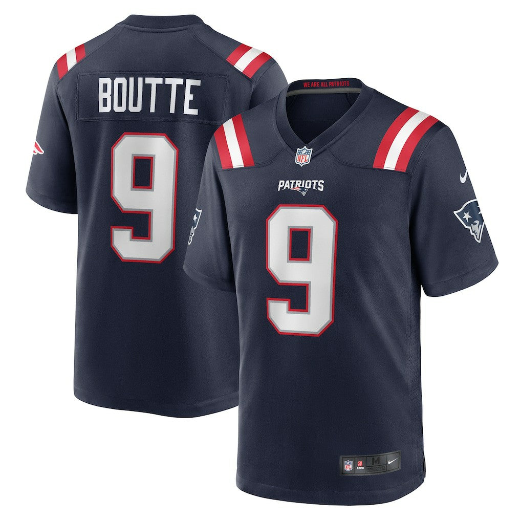 Kayshon Boutte New England Patriots Game Jersey - Navy Jerseys