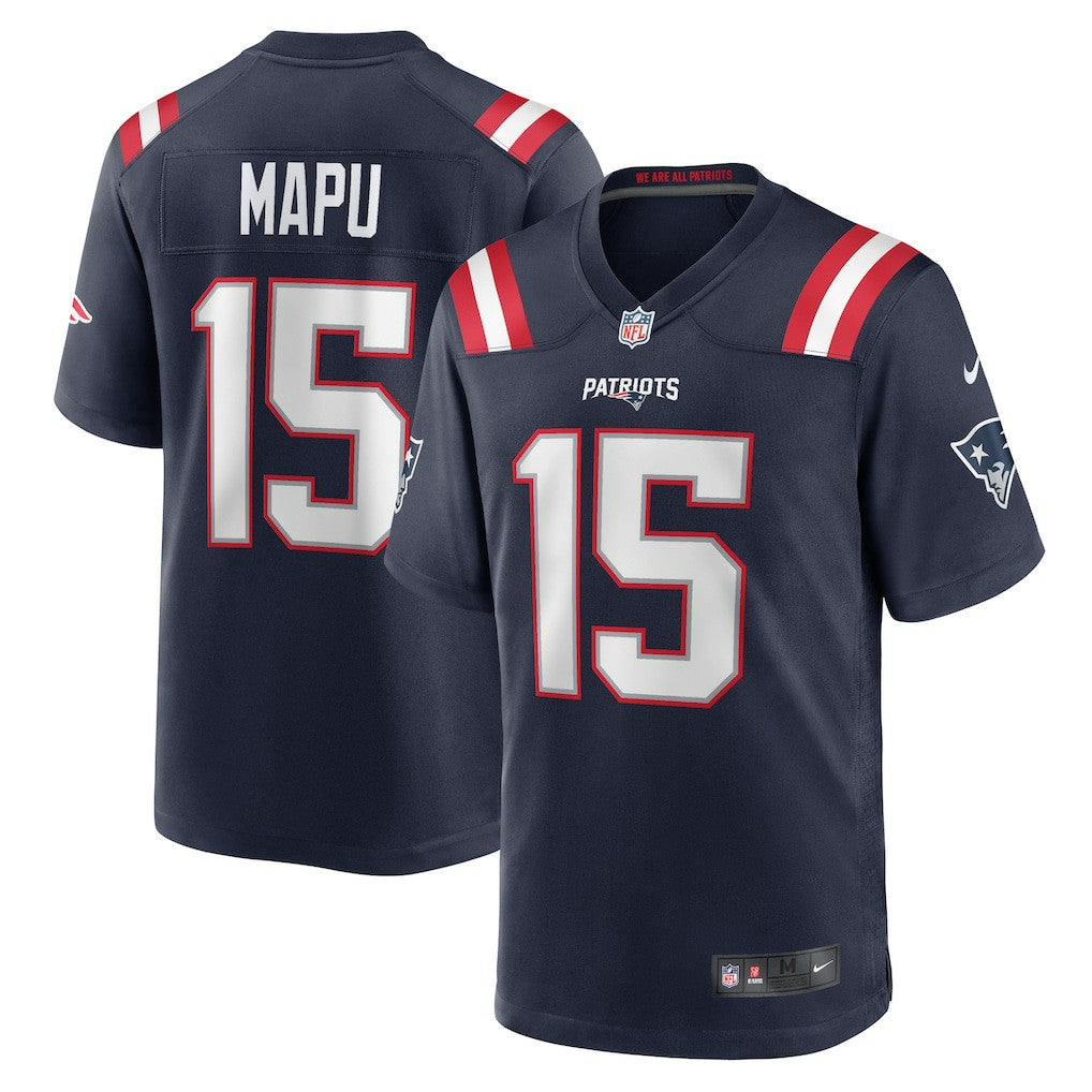 Marte Mapu New England Patriots Game Jersey - Navy Jerseys