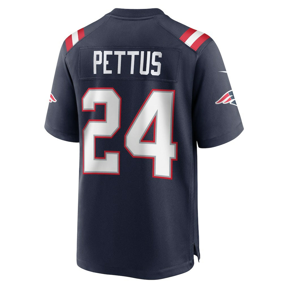 Dell Pettus New England Patriots Game Jersey - Navy Jerseys