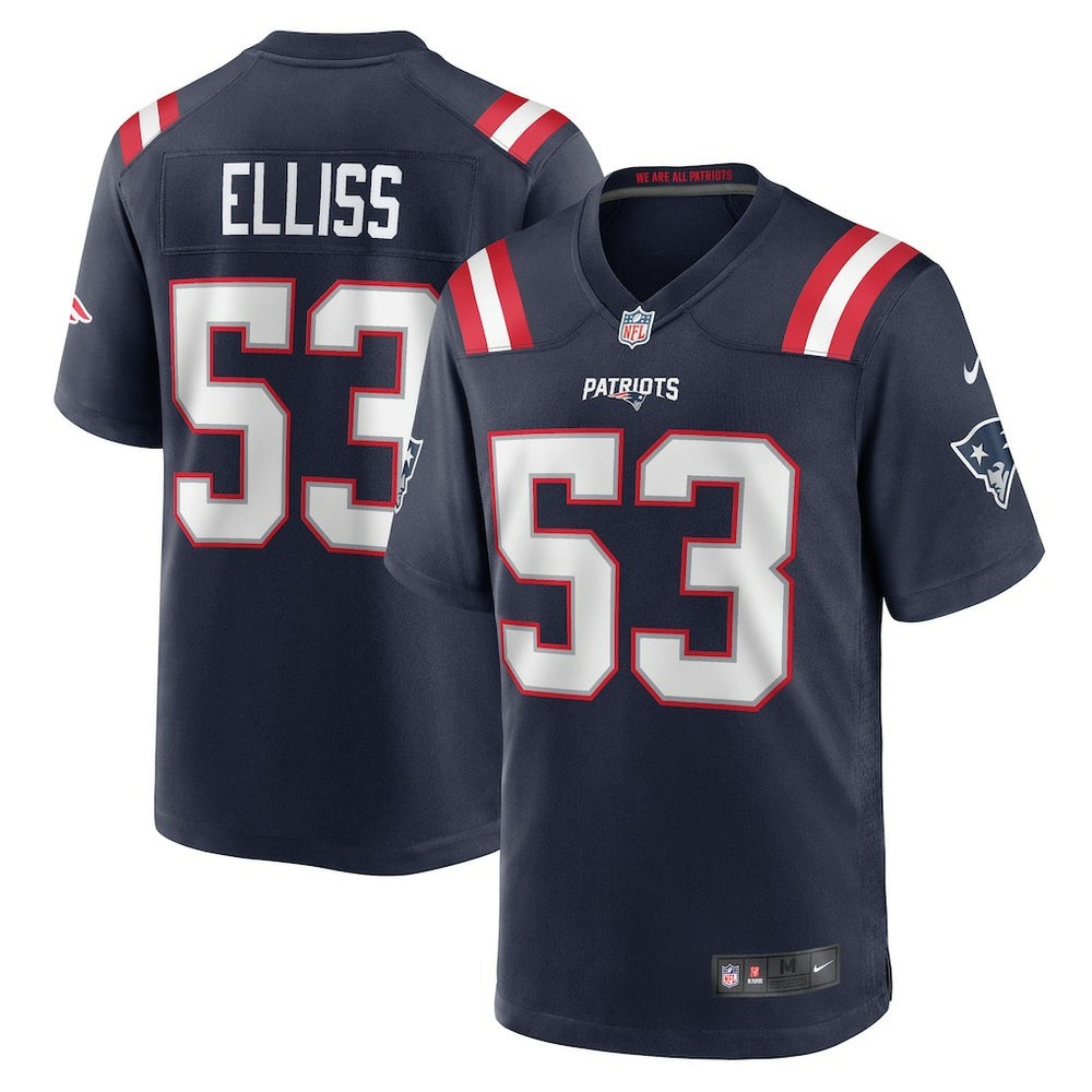 Christian Elliss New England Patriots Game Jersey - Navy Jerseys