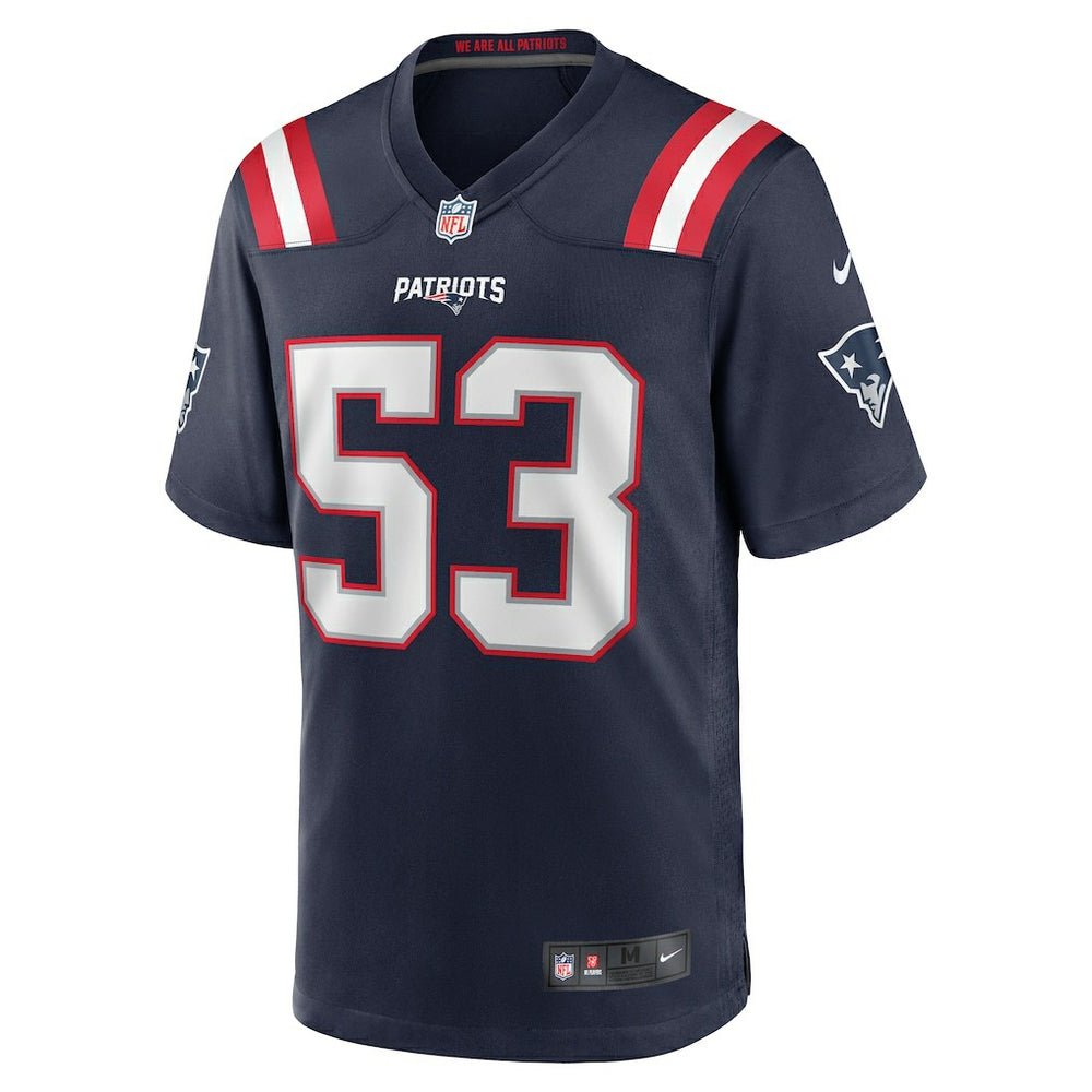 Christian Elliss New England Patriots Game Jersey - Navy Jerseys