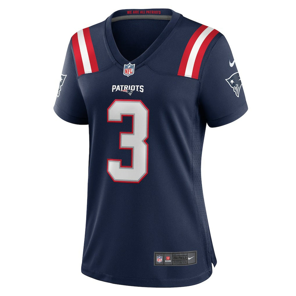 Demario Douglas New England Patriots Women's Game Jersey - Navy Jerseys
