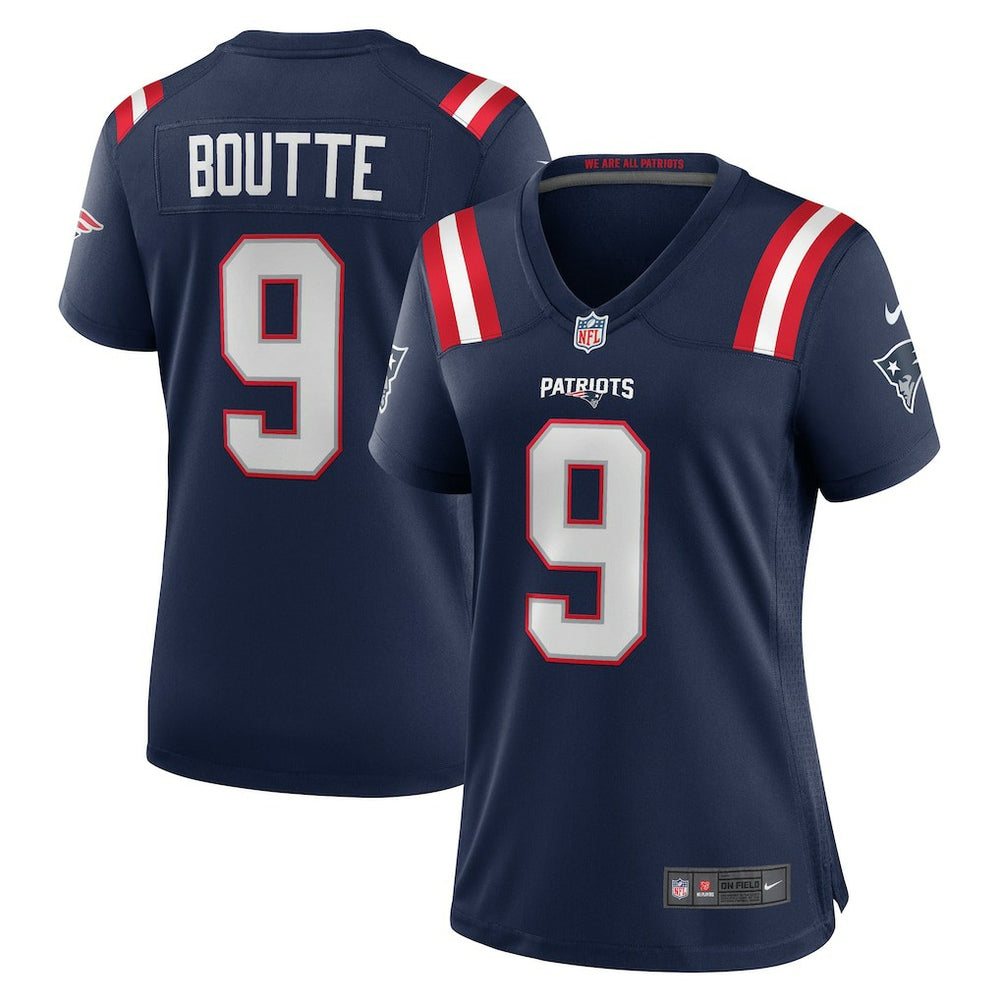 Kayshon Boutte New England Patriots Women's Game Jersey - Navy Jerseys