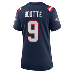 Kayshon Boutte New England Patriots Women's Game Jersey - Navy Jerseys