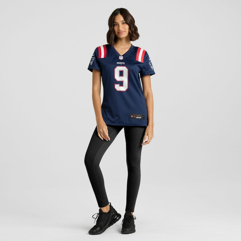 Kayshon Boutte New England Patriots Women's Game Jersey - Navy Jerseys