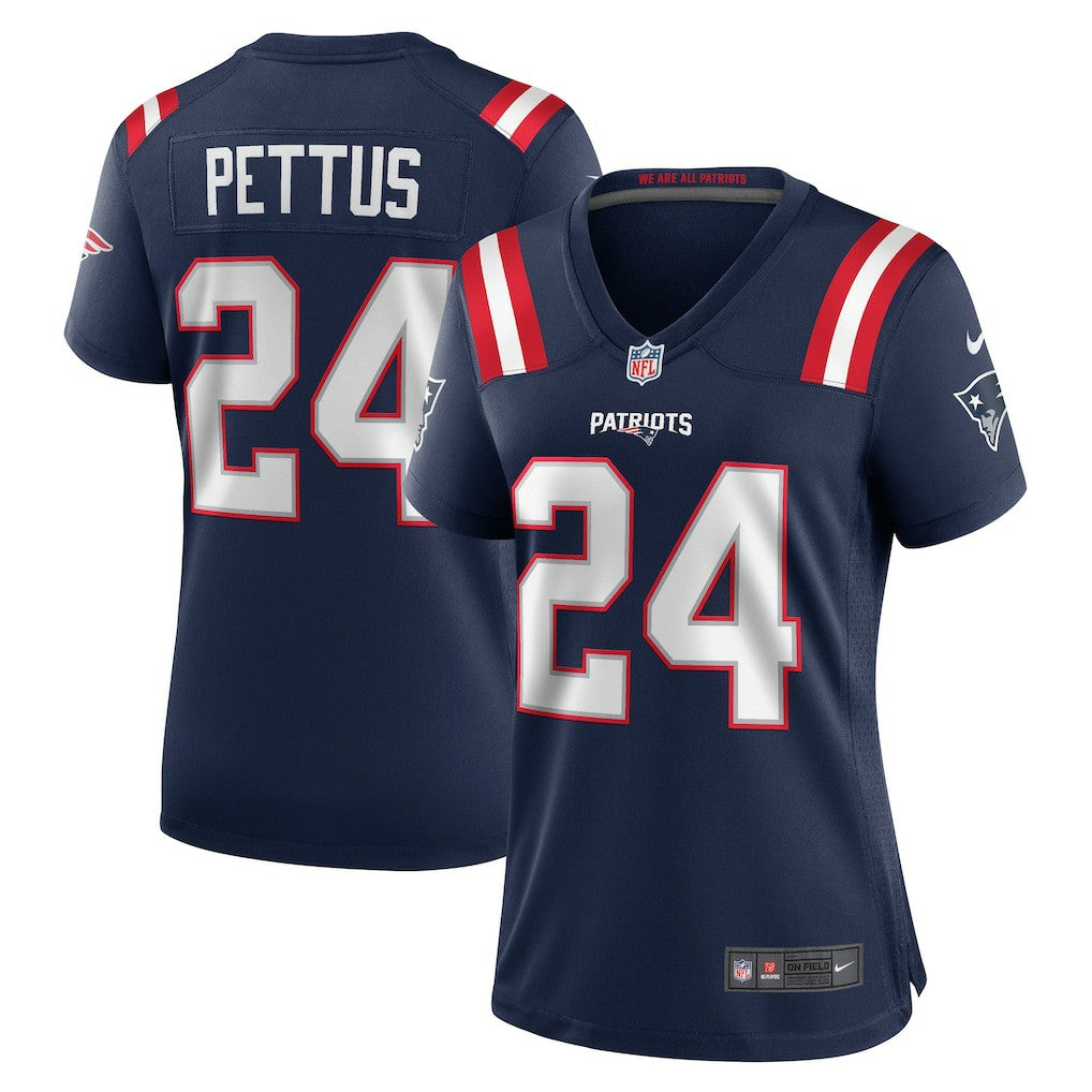Dell Pettus New England Patriots Women's Game Jersey - Navy Jerseys