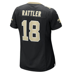 Spencer Rattler New Orleans Saints Women's Game Jersey - Black Jerseys