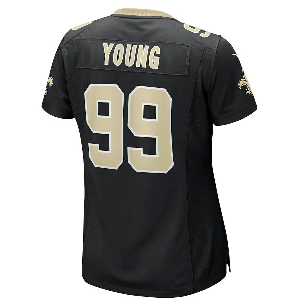 Chase Young New Orleans Saints Women's Game Jersey - Black Jerseys