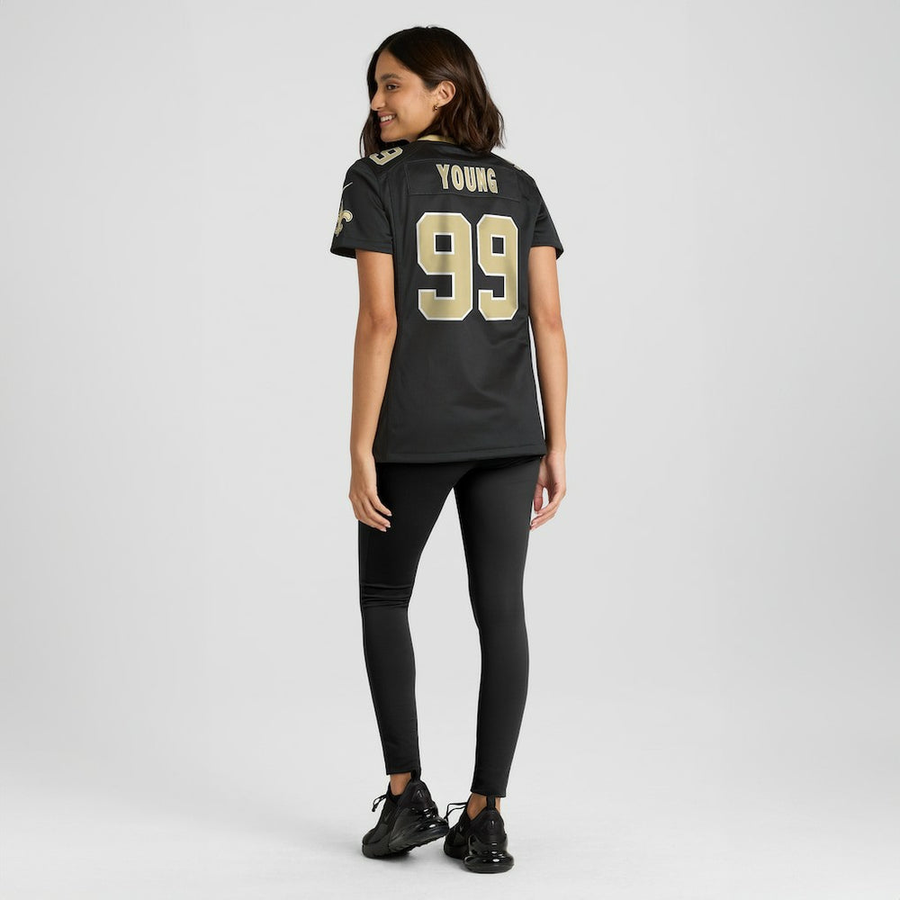 Chase Young New Orleans Saints Women's Game Jersey - Black Jerseys