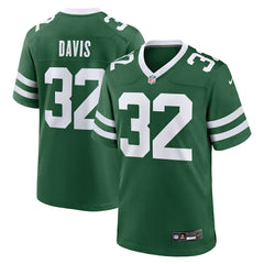 Isaiah Davis New York Jets Team Game Jersey - Legacy Green Jerseys
