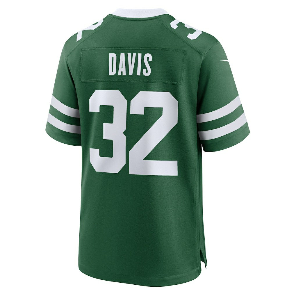 Isaiah Davis New York Jets Team Game Jersey - Legacy Green Jerseys