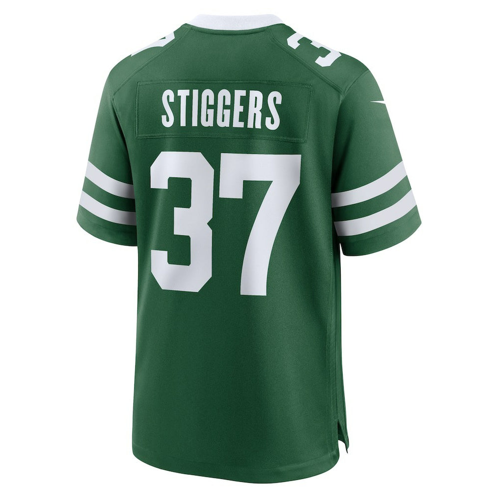 Qwan'tez Stiggers New York Jets Team Game Jersey - Legacy Green Jerseys