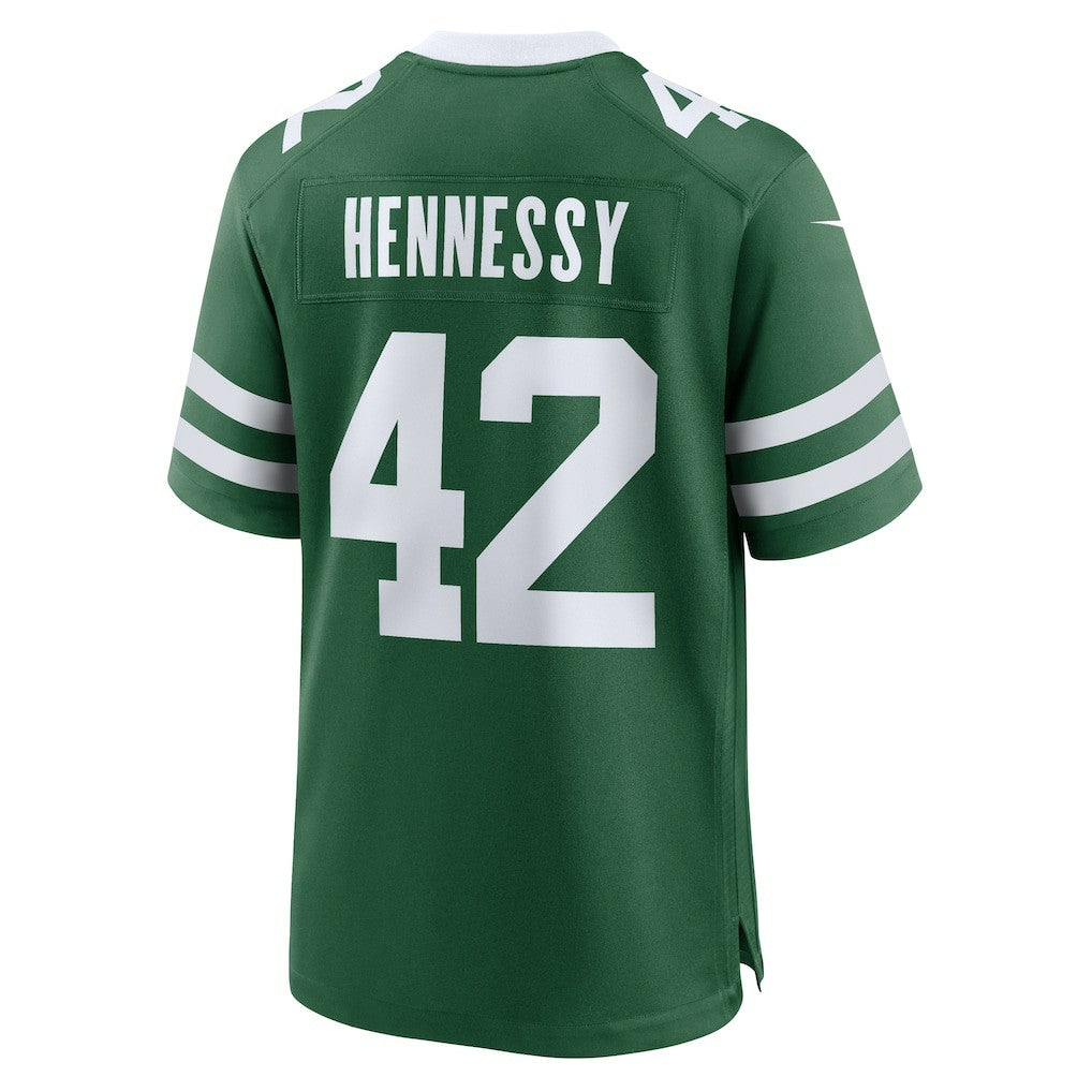 Thomas Hennessy New York Jets Team Game Jersey - Legacy Green Jerseys