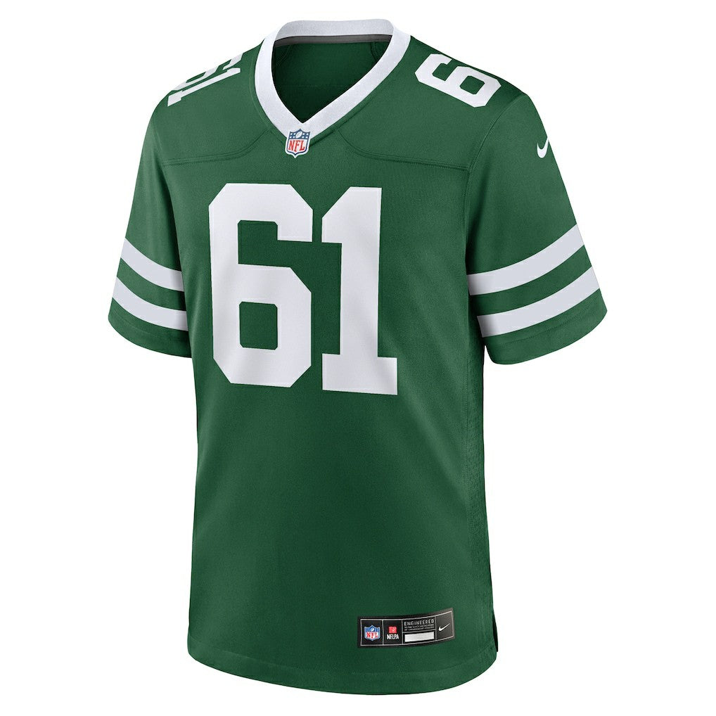 Max Mitchell New York Jets Team Game Jersey - Legacy Green Jerseys