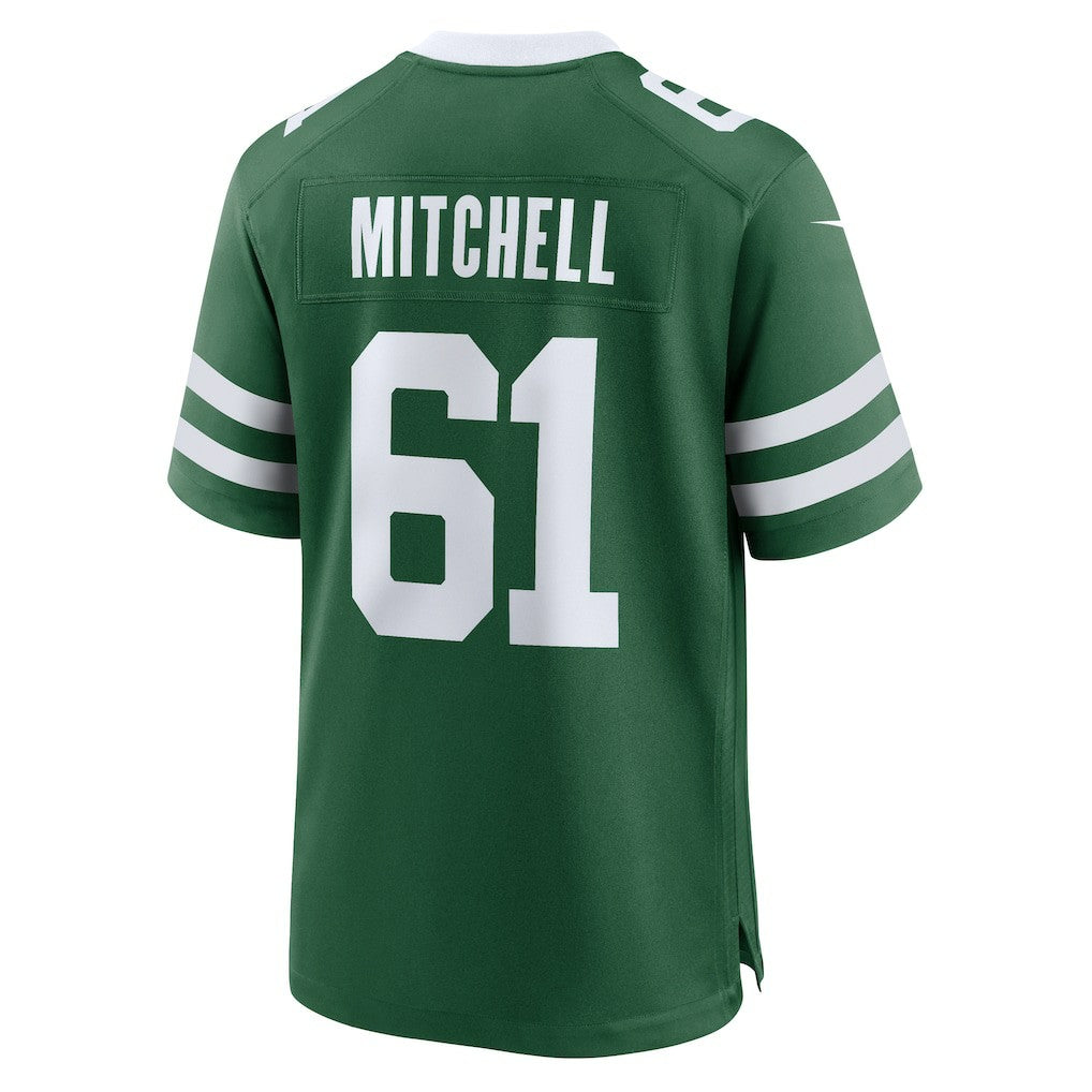 Max Mitchell New York Jets Team Game Jersey - Legacy Green Jerseys