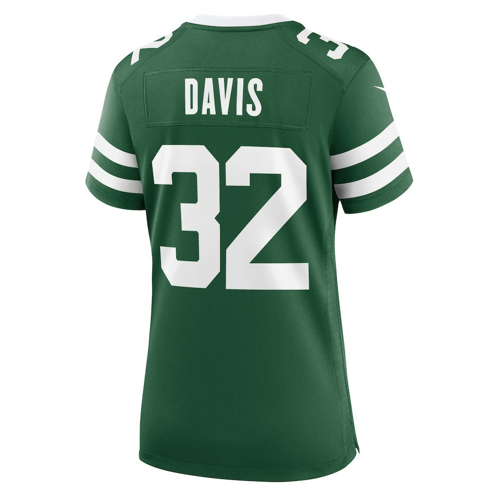 Isaiah Davis New York Jets Women's Game Jersey - Legacy Green Jerseys