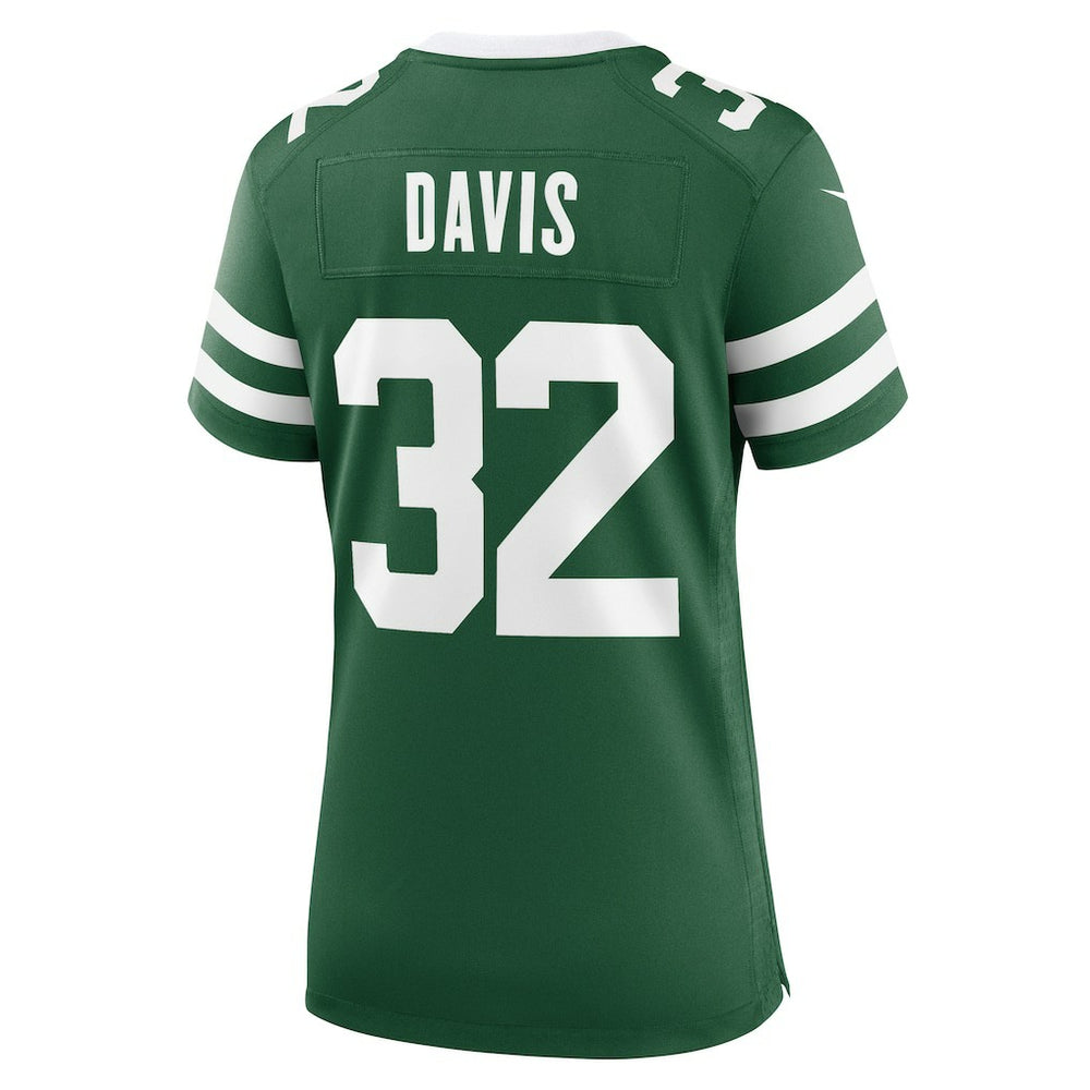 Isaiah Davis New York Jets Women's Game Jersey - Legacy Green Jerseys