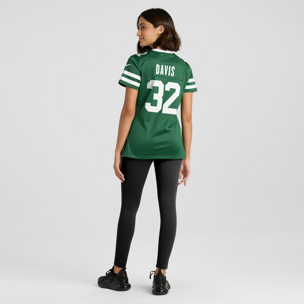 Isaiah Davis New York Jets Women's Game Jersey - Legacy Green Jerseys