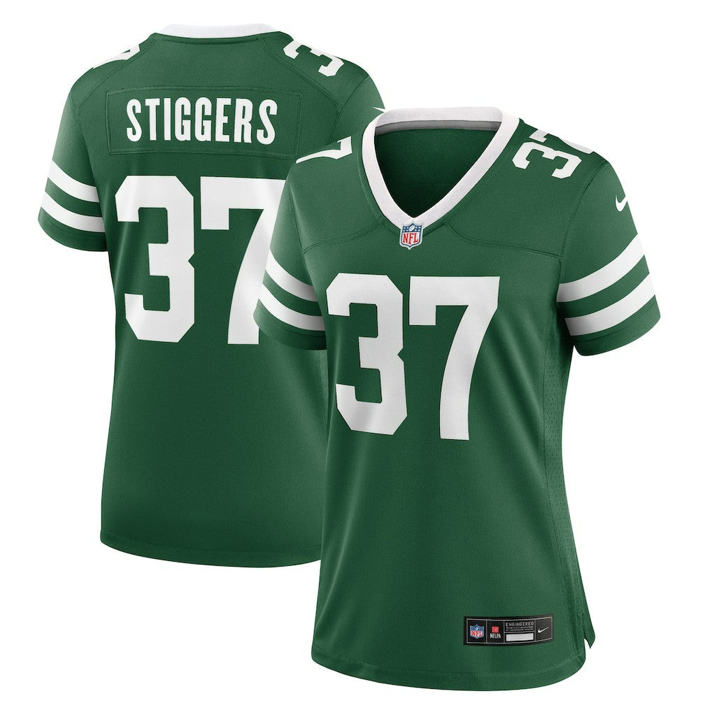 Qwan'tez Stiggers New York Jets Women's Game Jersey - Legacy Green Jerseys