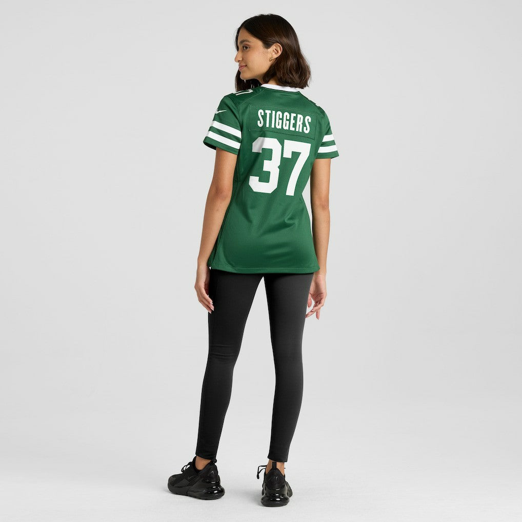 Qwan'tez Stiggers New York Jets Women's Game Jersey - Legacy Green Jerseys