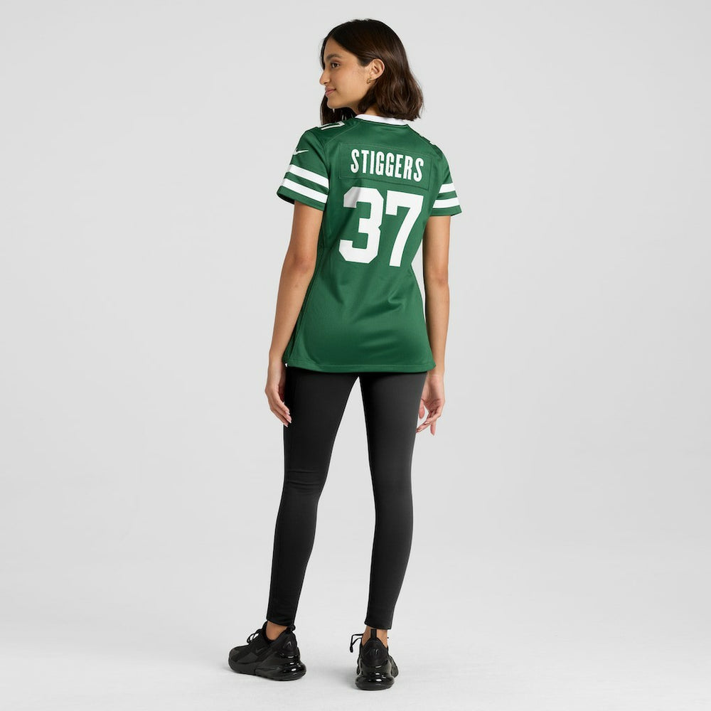 Qwan'tez Stiggers New York Jets Women's Game Jersey - Legacy Green Jerseys