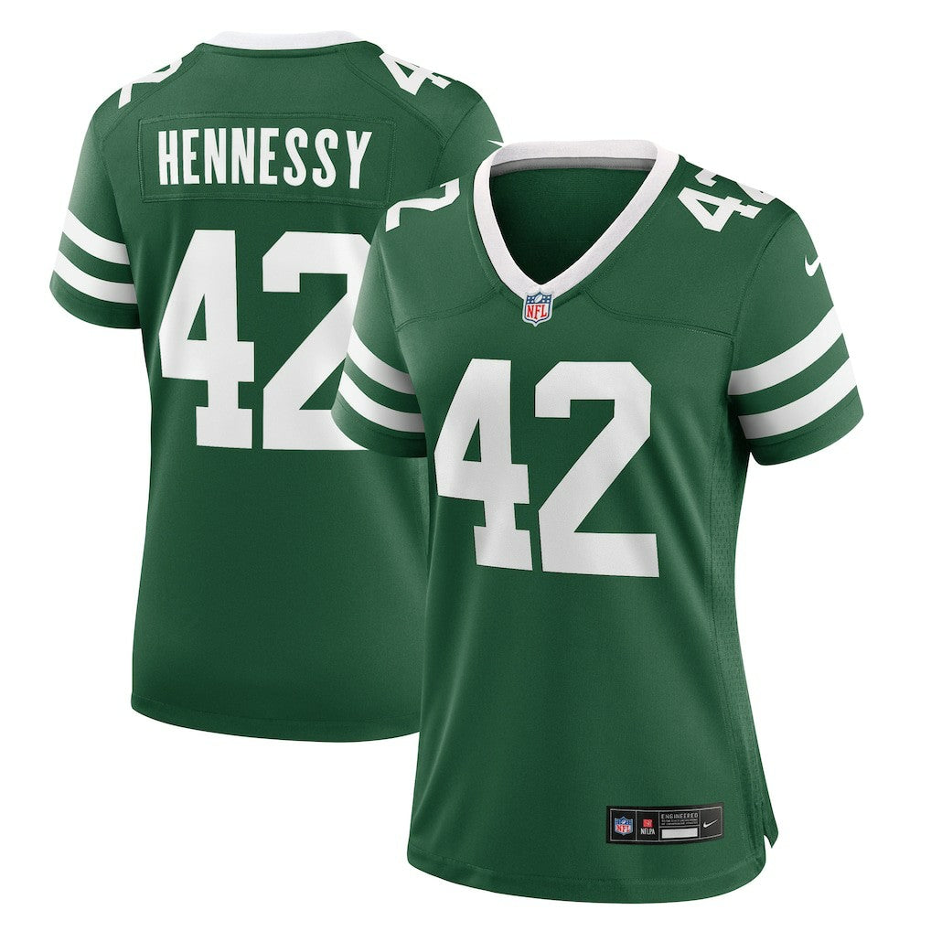 Thomas Hennessy New York Jets Women's Game Jersey - Legacy Green Jerseys