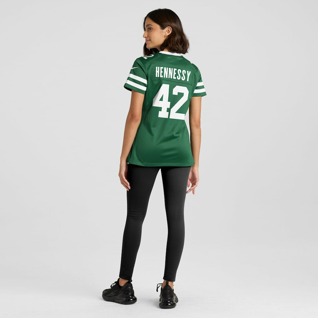 Thomas Hennessy New York Jets Women's Game Jersey - Legacy Green Jerseys