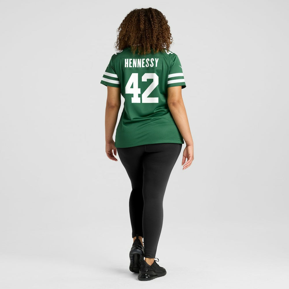 Thomas Hennessy New York Jets Women's Game Jersey - Legacy Green Jerseys