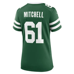 Max Mitchell New York Jets Women's Game Jersey - Legacy Green Jerseys
