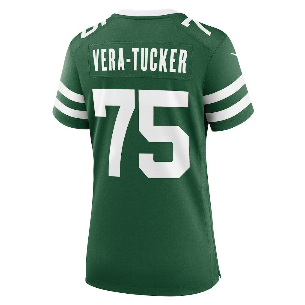 Alijah Vera-Tucker New York Jets Women's Game Jersey - Legacy Green Jerseys