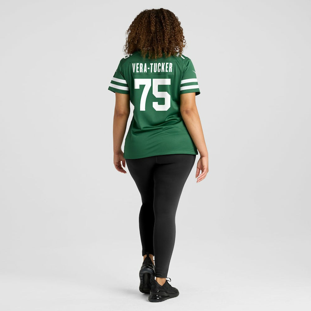 Alijah Vera-Tucker New York Jets Women's Game Jersey - Legacy Green Jerseys