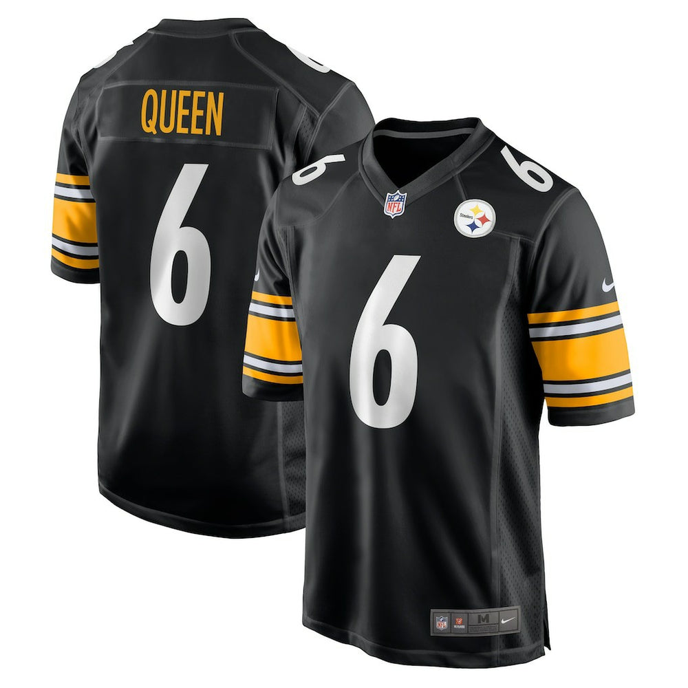 Patrick Queen Pittsburgh Steelers Game Jersey - Black Jerseys