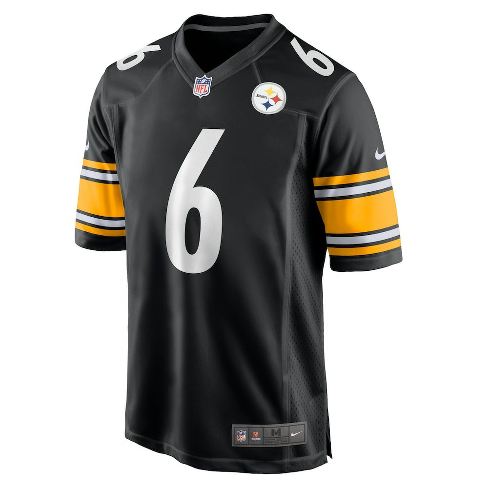 Patrick Queen Pittsburgh Steelers Game Jersey - Black Jerseys