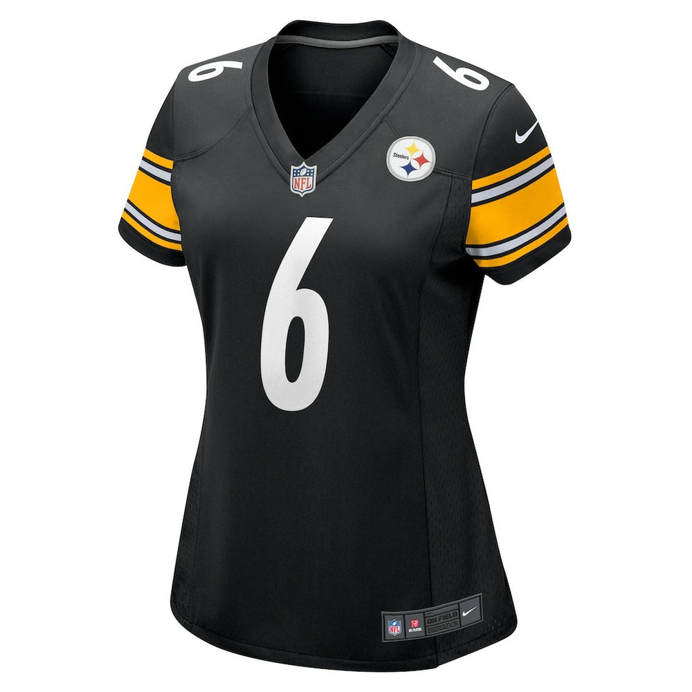 Patrick Queen Pittsburgh Steelers Women's Team Game Jersey - Black Jerseys