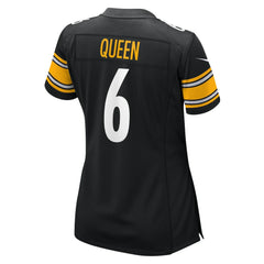 Patrick Queen Pittsburgh Steelers Women's Team Game Jersey - Black Jerseys