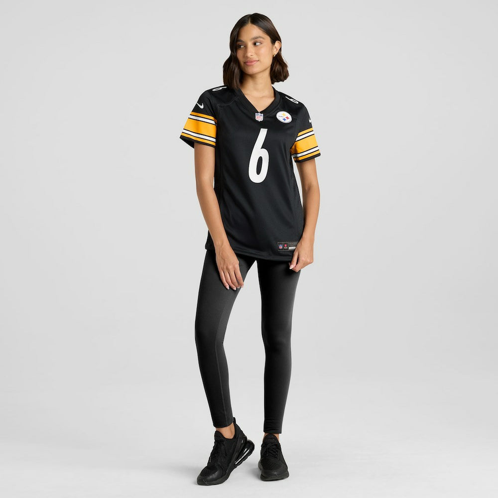 Patrick Queen Pittsburgh Steelers Women's Team Game Jersey - Black Jerseys