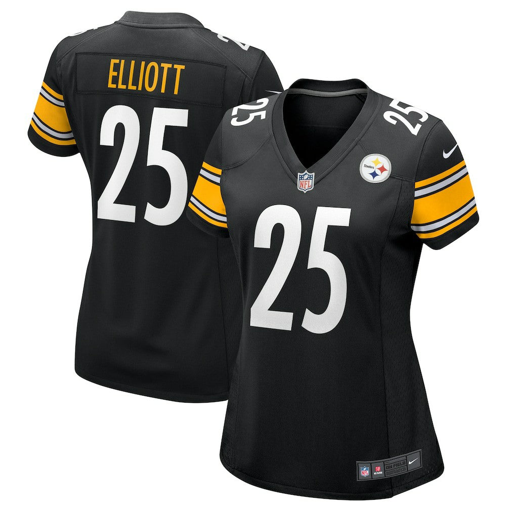 DeShon Elliott Pittsburgh Steelers Women's Team Game Jersey - Black Jerseys