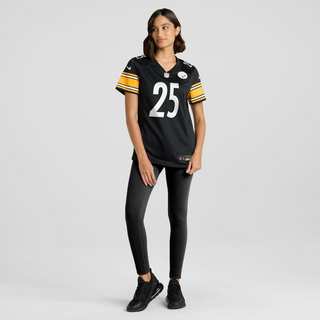 DeShon Elliott Pittsburgh Steelers Women's Team Game Jersey - Black Jerseys