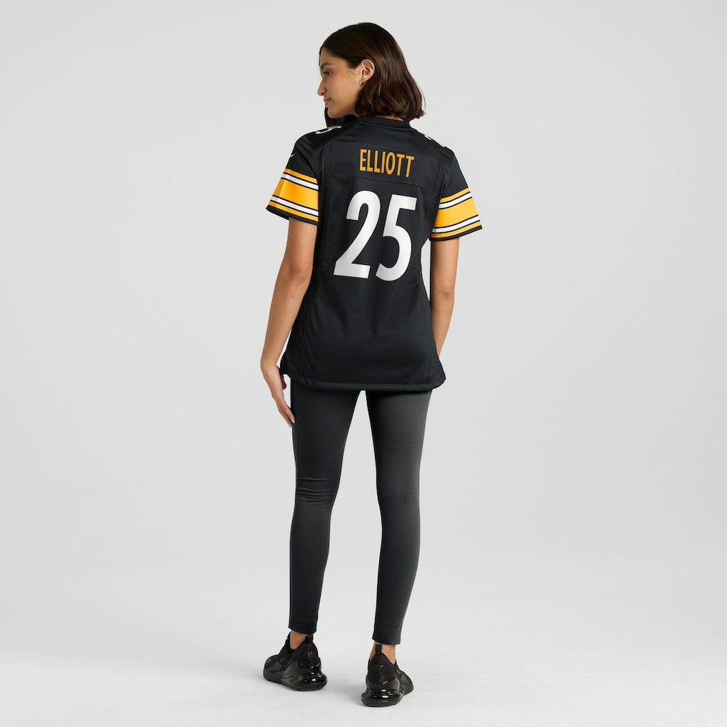 DeShon Elliott Pittsburgh Steelers Women's Team Game Jersey - Black Jerseys