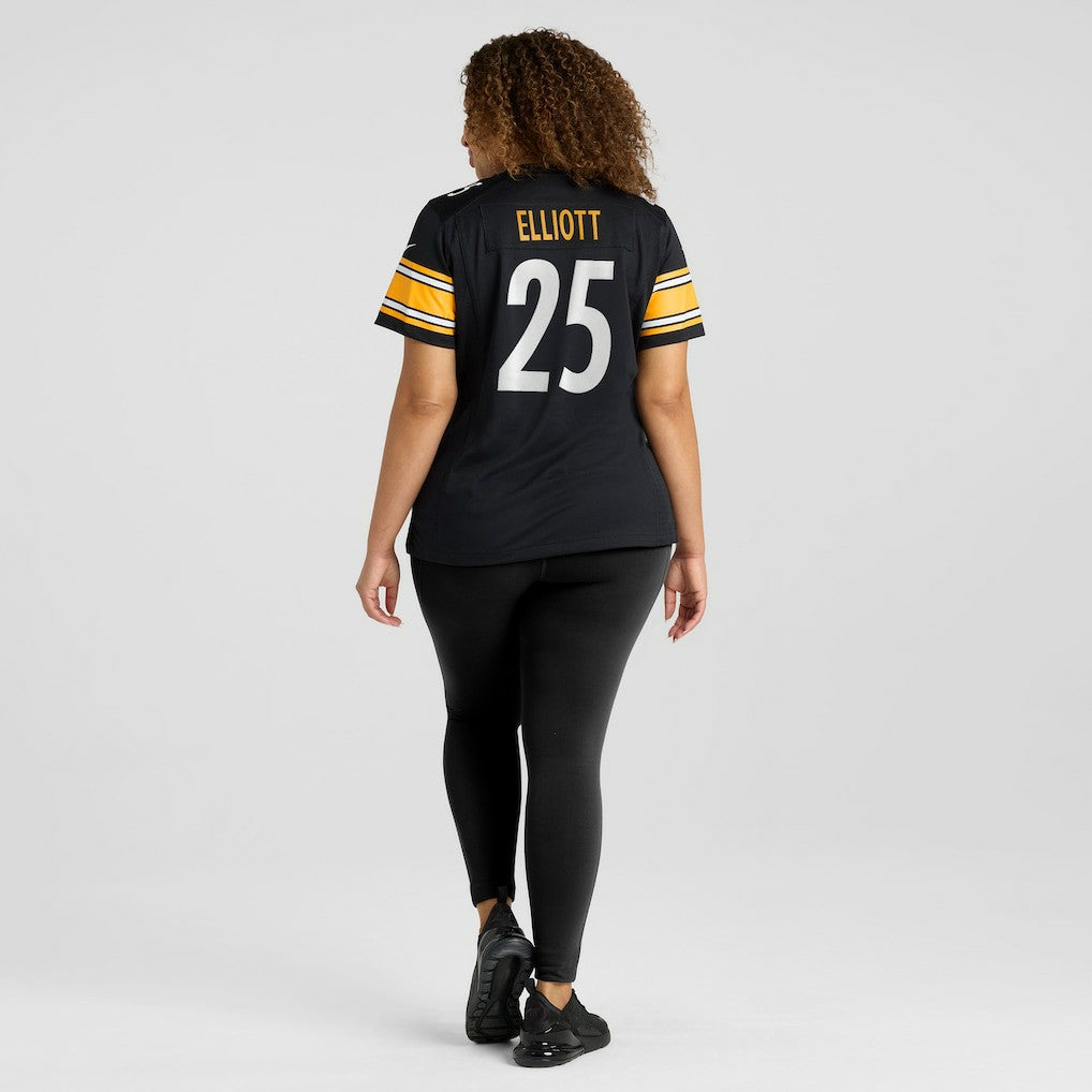 DeShon Elliott Pittsburgh Steelers Women's Team Game Jersey - Black Jerseys
