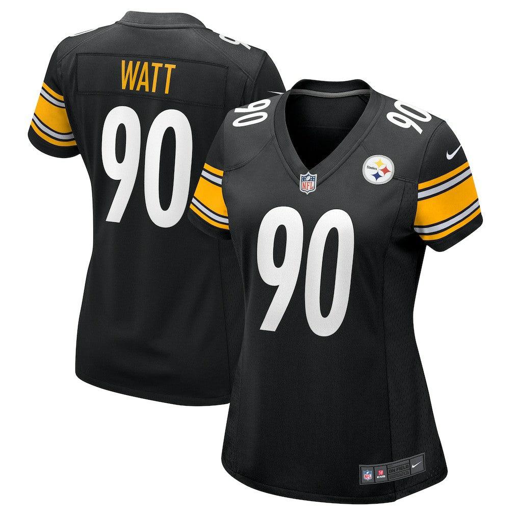 T.J. Watt Pittsburgh Steelers Women's Team Game Jersey - Black Jerseys