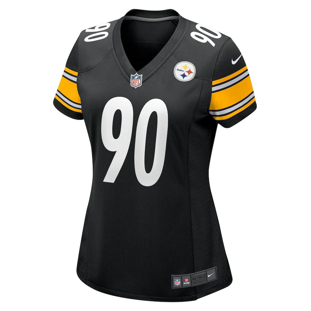 T.J. Watt Pittsburgh Steelers Women's Team Game Jersey - Black Jerseys