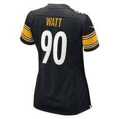 T.J. Watt Pittsburgh Steelers Women's Team Game Jersey - Black Jerseys