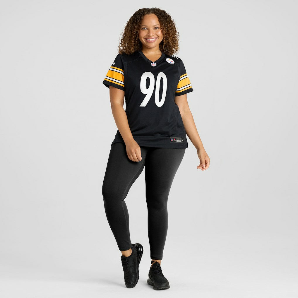 T.J. Watt Pittsburgh Steelers Women's Team Game Jersey - Black Jerseys