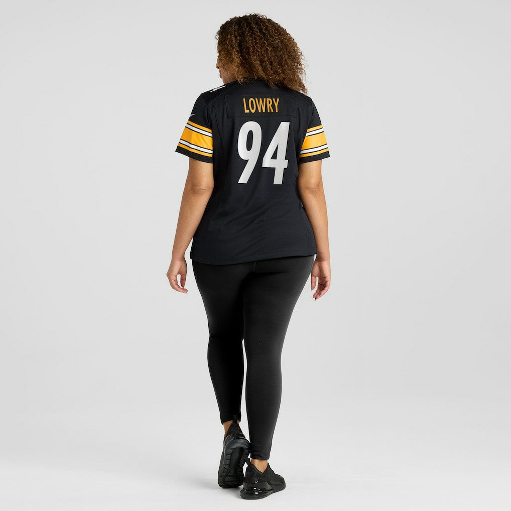 Dean Lowry Pittsburgh Steelers Women's Team Game Jersey - Black Jerseys