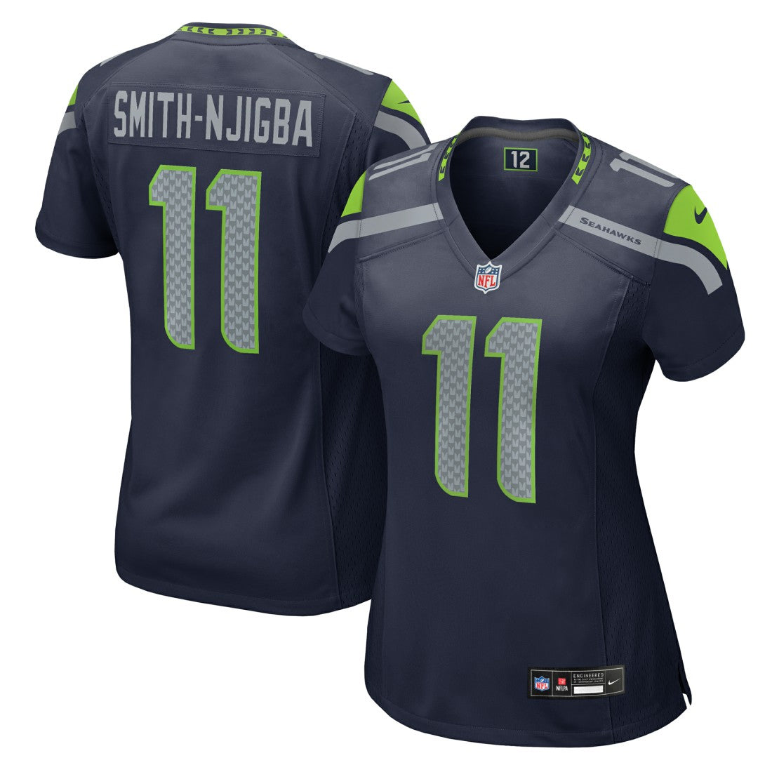 Jaxon Smith-Njigba Seattle Seahawks Women's Game Jersey - College Navy Jerseys